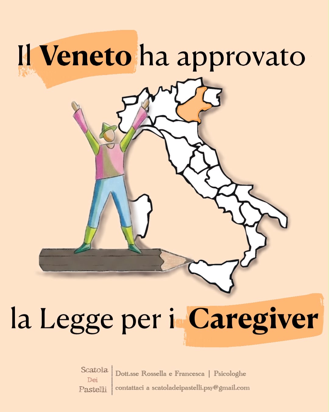 Legge caregiver Veneto 2026: cosa cambia e perché il supporto psicologico è importante